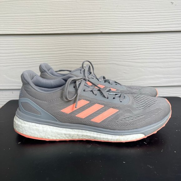 adidas Shoes - Adidas Women's Response Boost LT Grey Sun Glow Running Shoes Sneakers Sz. 10